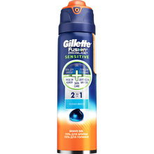 Гель для гоління GILLETTE Fusion ProGlide Sensitive 170мл (7702018357895)