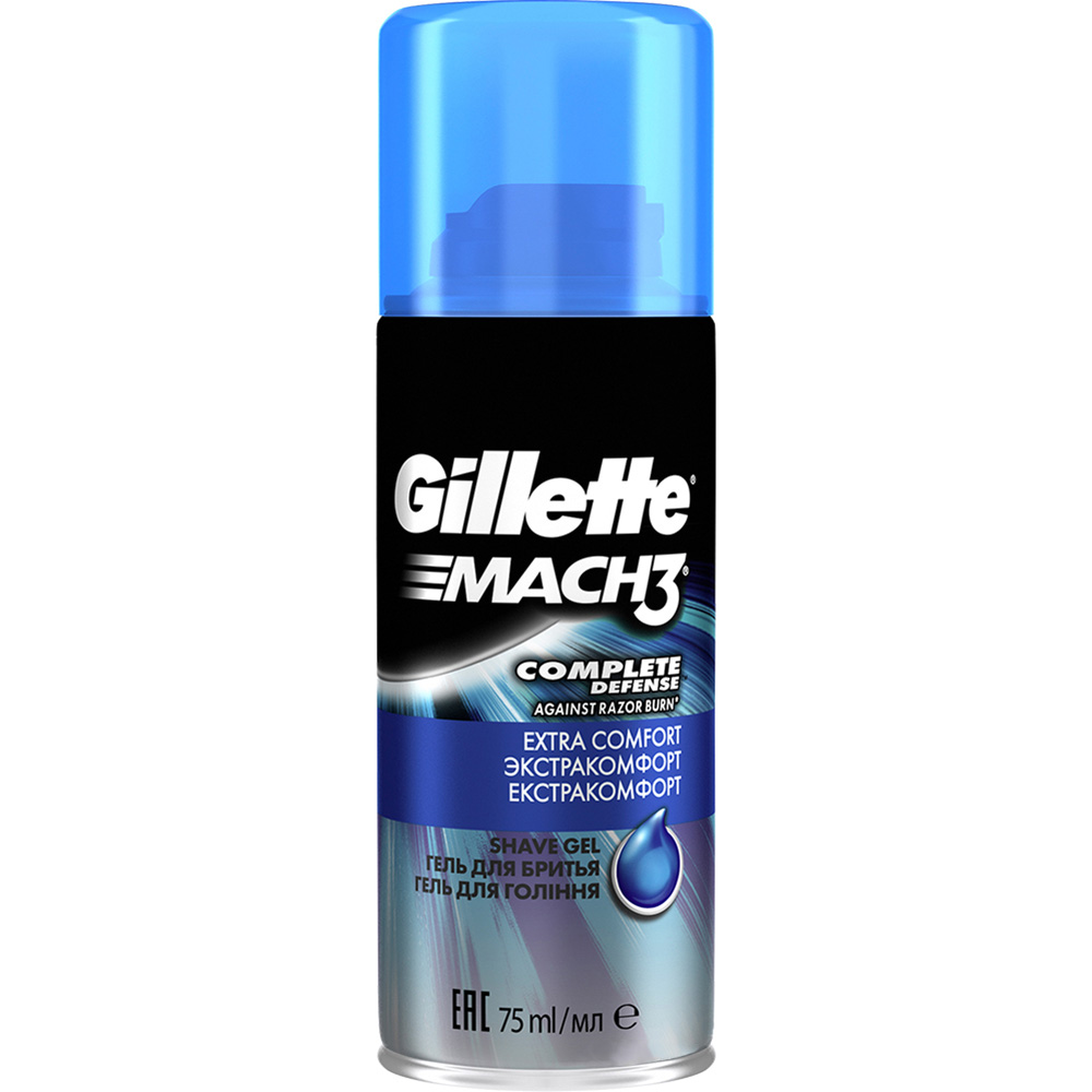 Гель для бритья GILLETTE MACH3 Экстракомфорт 75мл (7702018291137)