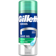 Гель для бритья GILLETTE Series Sensitive Skin c алое 75 мл (3014260219949)