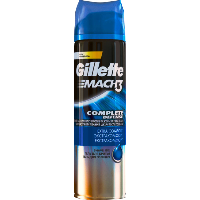 Гель для бритья GILLETTE MACH3 Экстракомфорт 200мл (7702018291038)