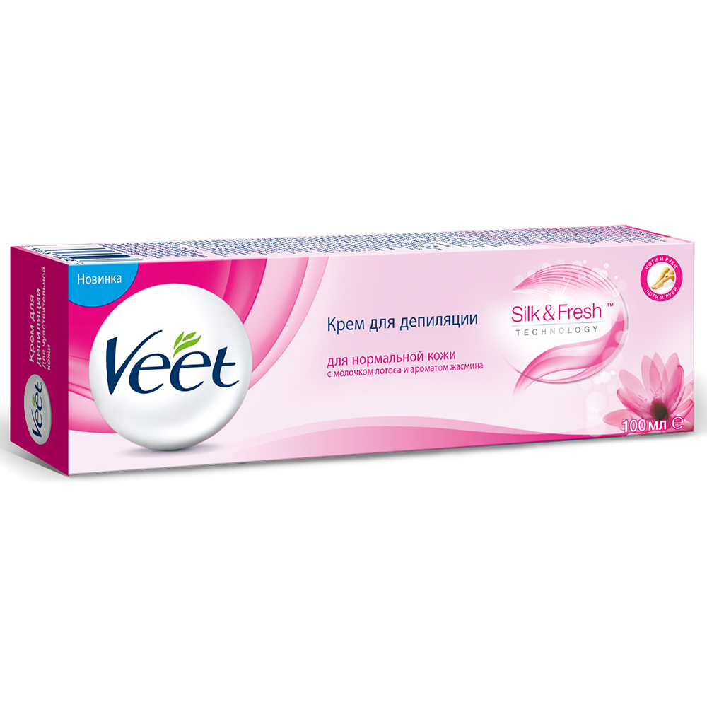 

Крем для депиляции для нормальной кожи VEET 100 мл (5903267902481), Крем для депиляции Veet для нормальной кожи 100 мл