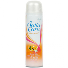 Гель для гоління SATIN CARE Radiant White 200мл (7702018837076)