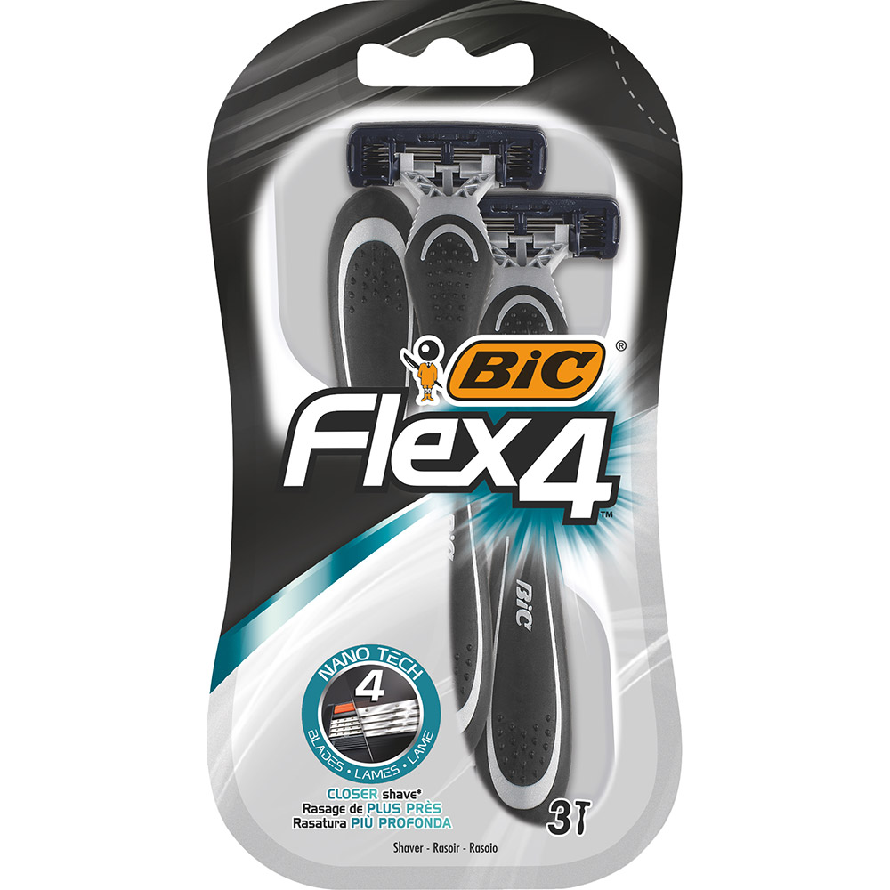 Бритвы одноразовые BIC Flex 4 Comfort 3 шт (3086123220614)