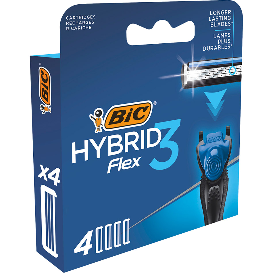 Сменные кассеты BIC Flex 3 Hybrid 4 шт (3086123480926) Тип картриджи