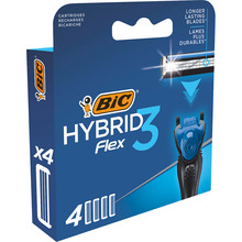 Сменные кассеты BIC Flex 3 Hybrid 4 шт (3086123480926)