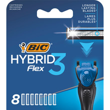 Змінні касети BIC Flex 3 Hybrid 8 шт (3086123480933)