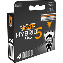 Сменные кассеты BIC Flex 5 Hybrid 4 шт (3086123644885)