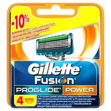 Сменные кассеты GILLETTE FUSION ProGlide Power 4 шт (7702018085576)