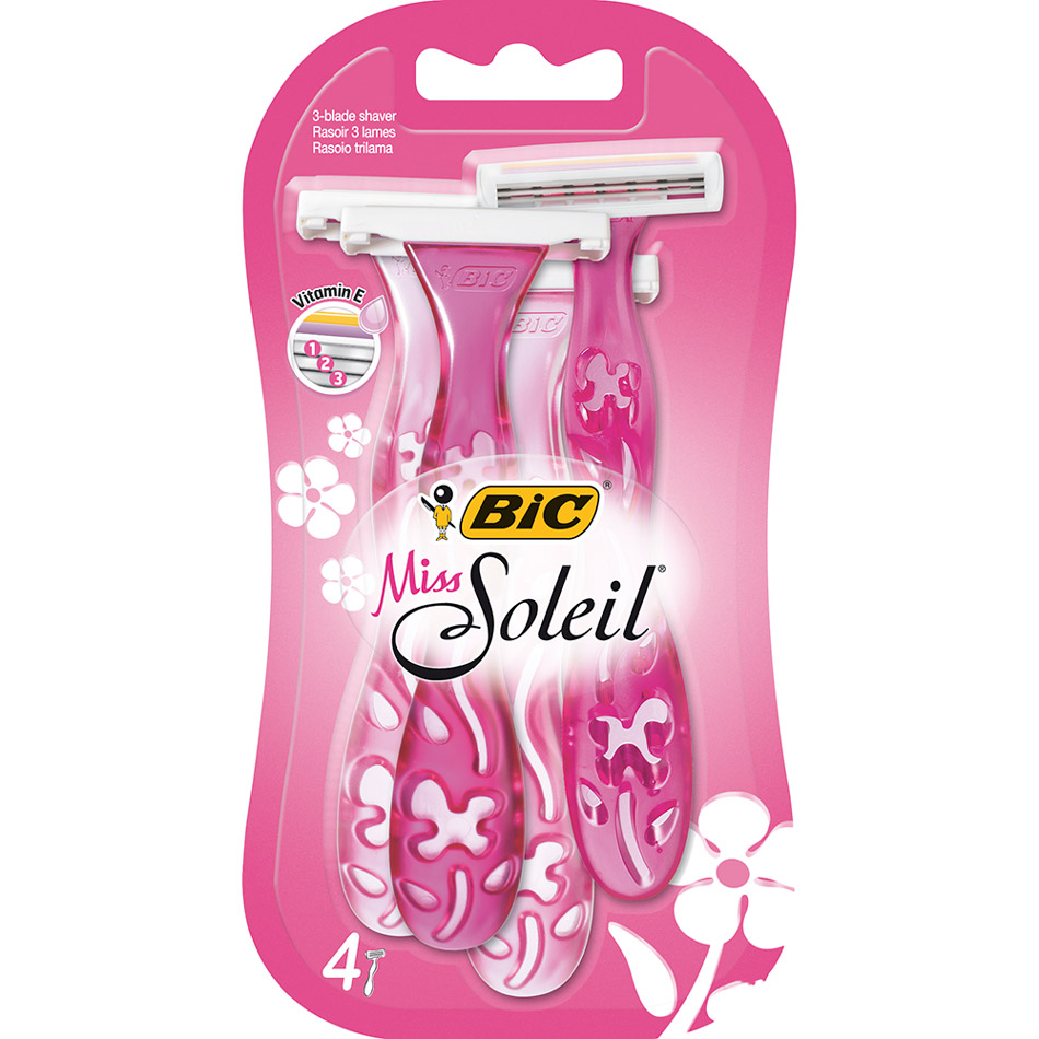 

Набор станков BIC Miss Soleil 4 шт (3086123242852), БРИТВА МІС СОЛЕЙ БЛ4