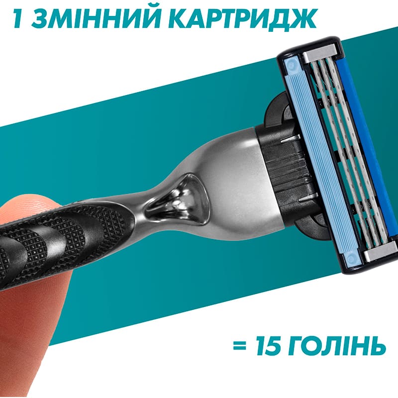 Змінні картриджі GILLETTE MACH3 12 шт (3014260323240) Тип картриджи