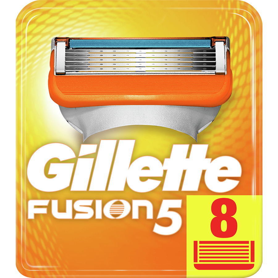 

Сменные кассеты GILLETTE FUSION 8 шт (7702018877508), FUSION Картрiдж д/г 8шт