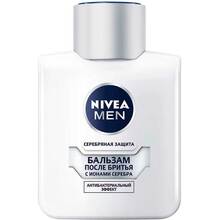 Бальзам после бритья Nivea Men Серебряная защита с ионами серебра и экстрактом ромашки 100 мл (4005808571963)