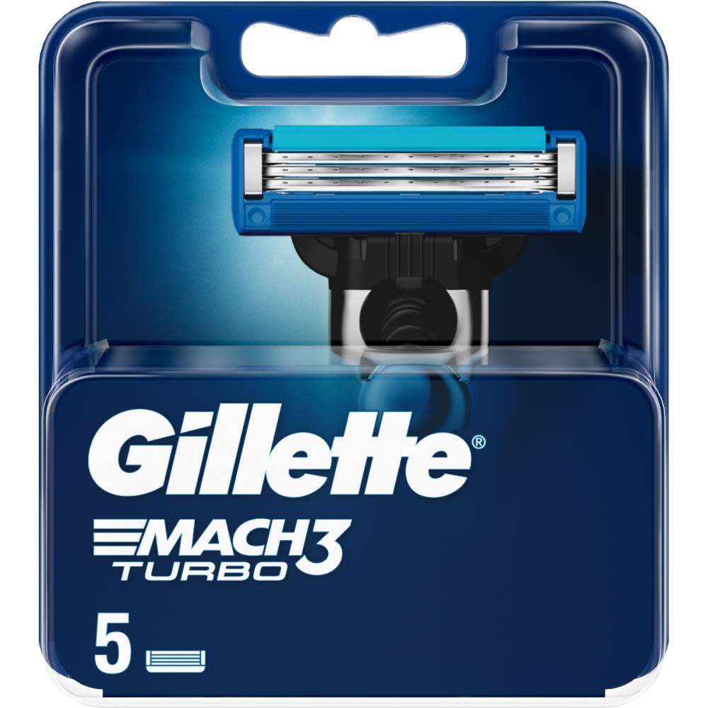 Змінні касети GILLETTE MACH3 Turbo 5 шт (80706652)