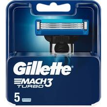 Сменные кассеты GILLETTE MACH3 Turbo 5 шт (80706652)