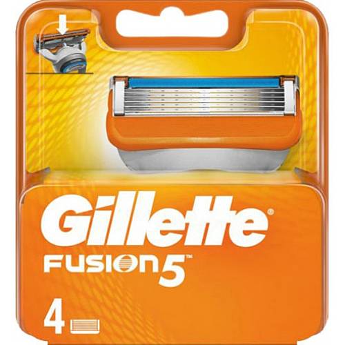 Сменные кассеты GILLETTE FUSION Power 4 шт (80706651)