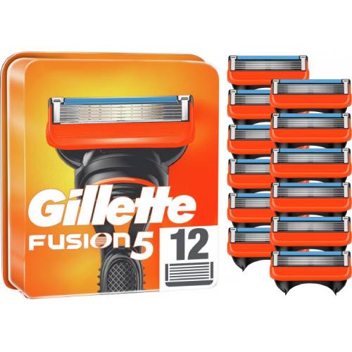 Змінні картриджі GILLETTE FUSION 12 шт (80707088)