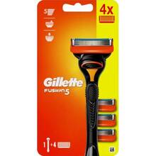 Бритва GILLETTE FUSION с 4 сменными кассетами (81767357)