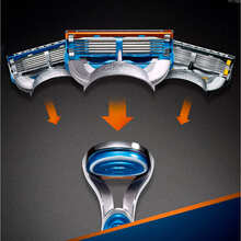 Бритва GILLETTE FUSION з 2 змінними касетами (81757017)