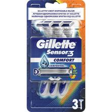 Бритвы одноразовые Gillette Sensor 3 Comfort 3 шт (81757002)