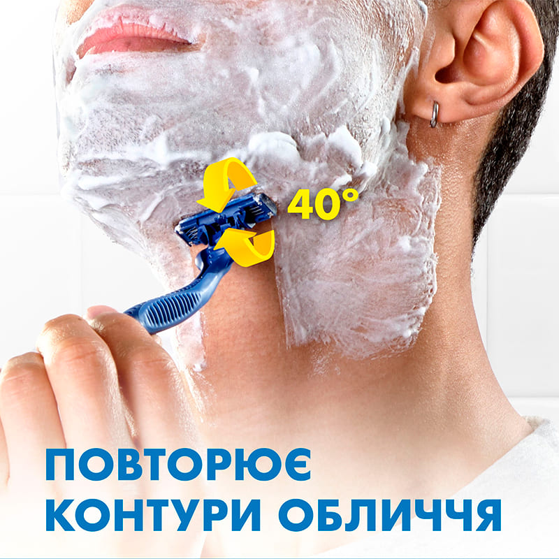 Бритвы одноразовые Gillette Sensor 3 Comfort 3 шт (81757002) Зона применения для лица