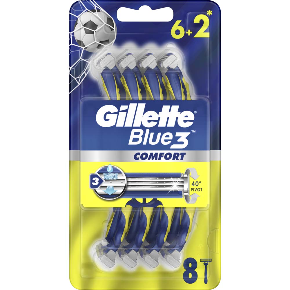 Бритвы одноразовые Gillette Blue 3 Comfort 8 шт (81762593)