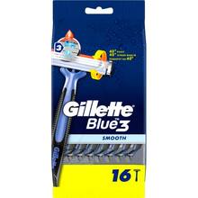 Бритвы одноразовые Gillette Blue 3 Smooth 16 шт (81757606)