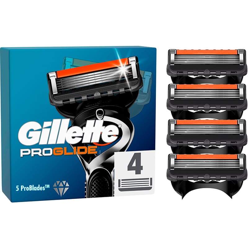 Змінні картриджі GILLETTE Fusion ProGlide 4 шт (7702018085514)