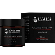 Крем перед голінням BARBERS Pre-Shaving Cream Sandalwood 100 мл (289630)