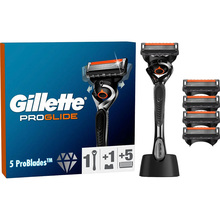 Бритва GILLETTE Fusion ProGlide з 5 змінними касетами + підставка (80780920)