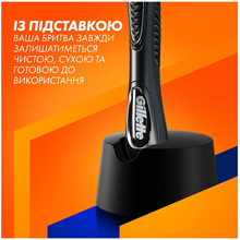 Бритва GILLETTE Fusion 5 с 5 сменными касетами + подставка (80780903)