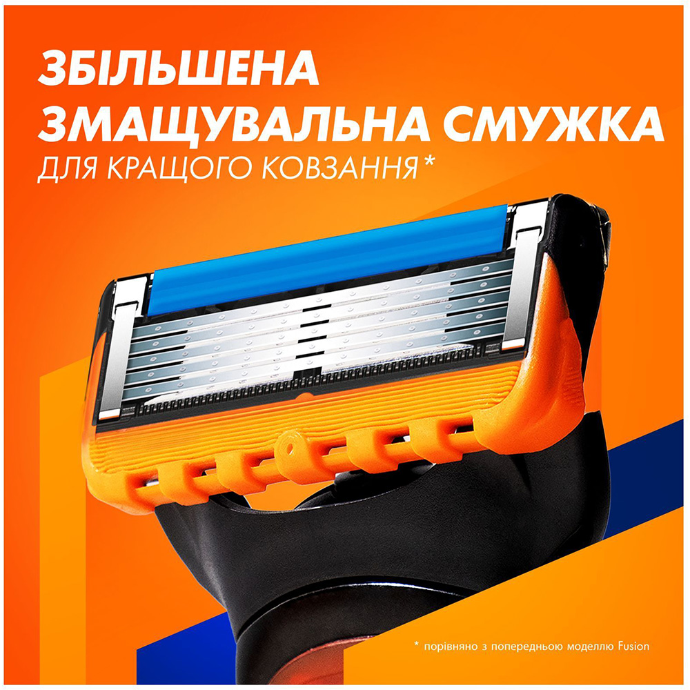 Внешний вид Бритва GILLETTE Fusion 5 с 5 сменными касетами + подставка (80780903)