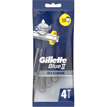 Бритви одноразові GILLETTE Blue 2 Maximum 4 шт. (80762252)