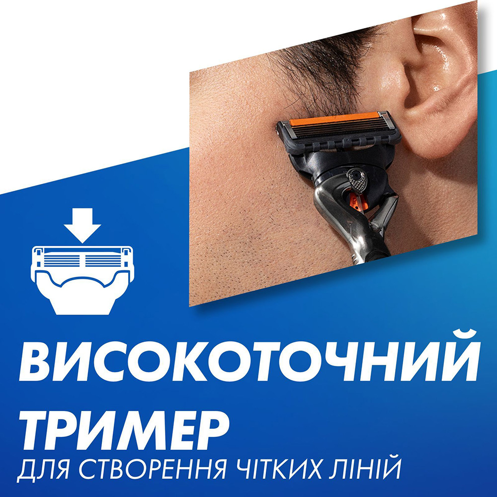 Сменные картриджи GILLETTE Fusion ProGlide 8 шт. (80750227) Тип кожи все типы