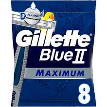 Бритви одноразові GILLETTE Blue 2 Maximum 8 шт (7702018502264)