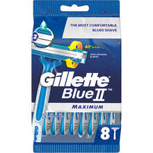 Бритви одноразові GILLETTE Blue 2 Maximum 8 шт (7702018502264)