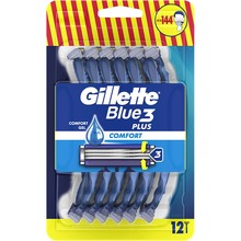 Бритвы одноразовые GILLETTE Blue3 Comfort 12 шт (8700216148092)