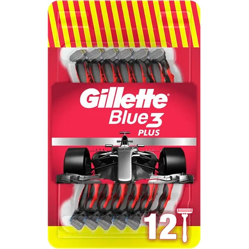 Бритви одноразові GILLETTE Blue3 Plus Nitro 12 шт (8700216148146) Бритви одноразові GILLETTE Blue3 Plus Nitro 12 шт (8700216148146)