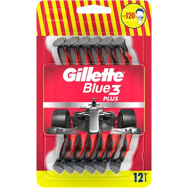 Бритви одноразові GILLETTE Blue3 Plus Nitro 12 шт (8700216148146) Тип станки без змінних картриджів
