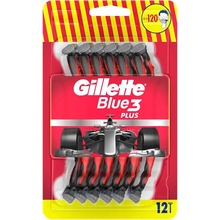 Бритви одноразові GILLETTE Blue3 Plus Nitro 12 шт (8700216148146)