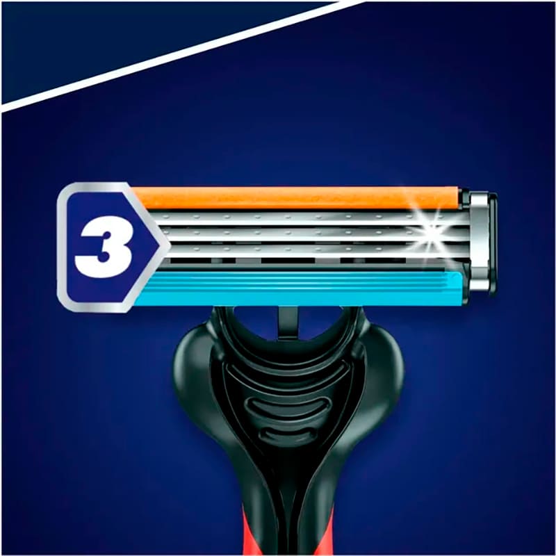 Фото Бритви одноразові GILLETTE Blue3 Plus Nitro 12 шт (8700216148146)