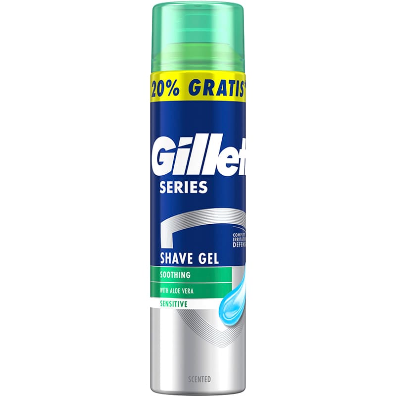 Гель для бритья GILLETTE Series для чувствительной кожи с алоэ вера 240 мл (7702018982011) Тип гель для бритья