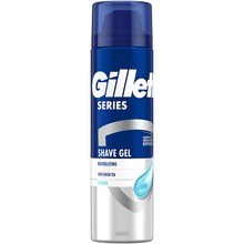 Гель для гоління GILLETTE Series Відновлюючий із зеленим чаєм 200 мл (7702018619658)