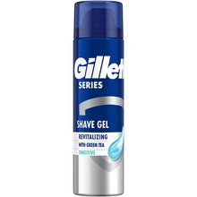 Гель для гоління GILLETTE Series Відновлюючий із зеленим чаєм 200 мл (7702018619658)