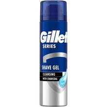 Гель для гоління GILLETTE Series Очищаючий з вугіллям 200 мл (7702018619757)