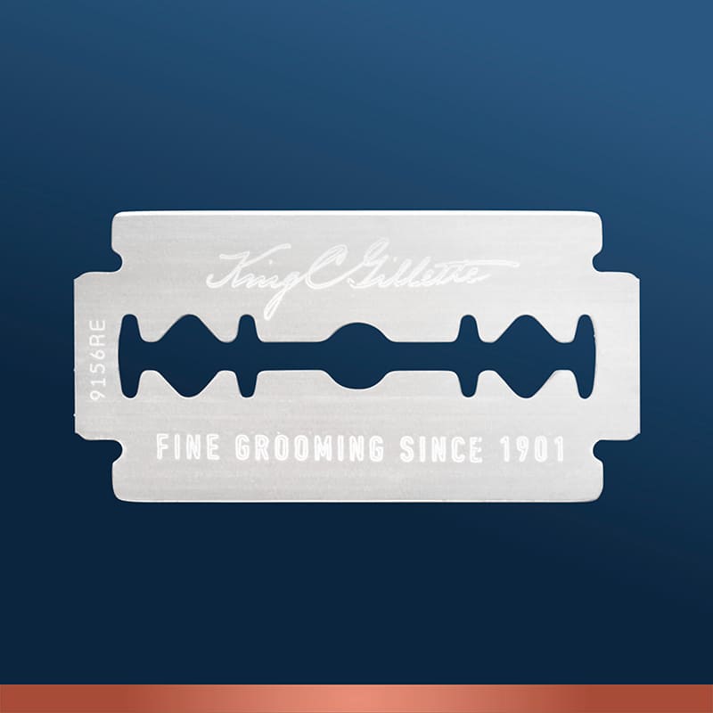 Набір змінних лез GILLETTE King C. Gillette 10 шт (7702018590179) Зона застосування для обличчя