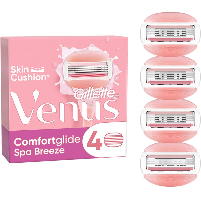 Сменные картриджи VENUS Venus Comfortglide Spa Breeze 4 шт (7702018966783)