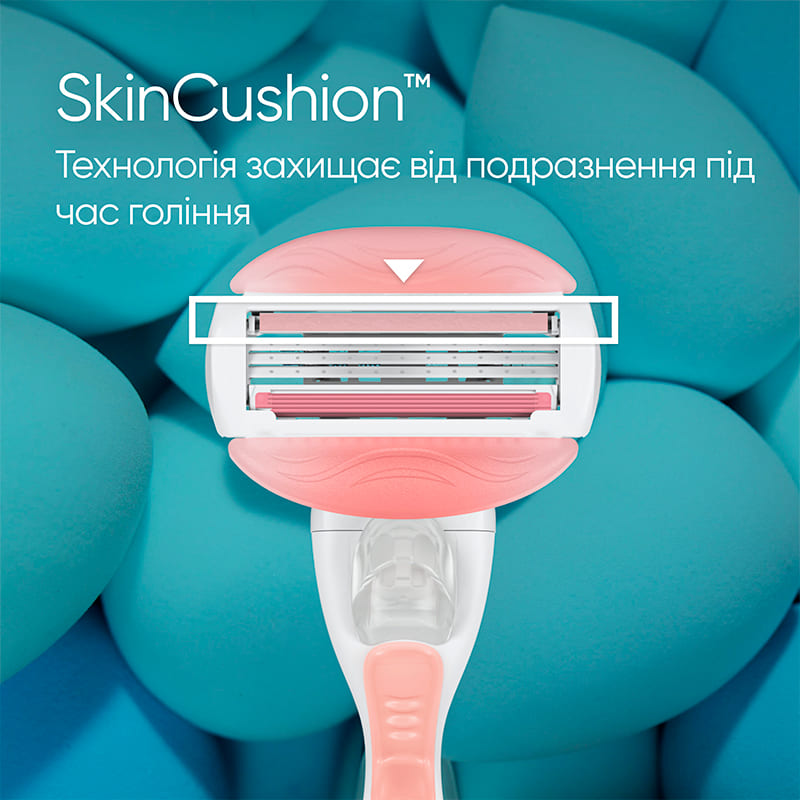 Бритва VENUS ComfortGlide Spa Breeze з 2 змінними картриджами (7702018322862) Зона застосування для рук