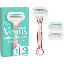 Бритва VENUS Extra Smooth Sensitive RoseGold із 3 змінними картриджами (7702018609994)