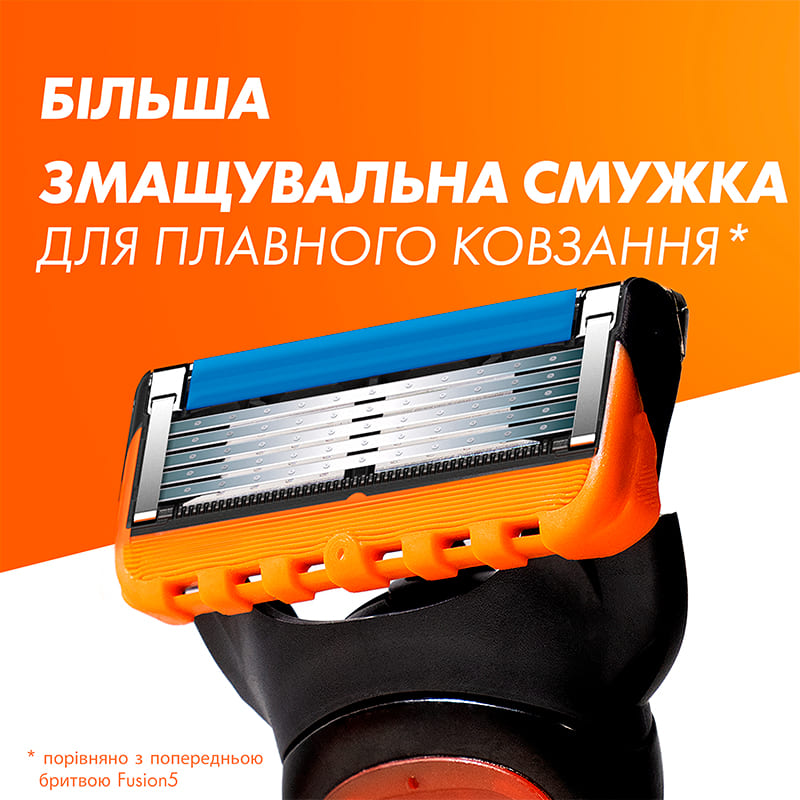 Бритва GILLETTE Fusion5 з 11 змінними картриджами (7702018425761) Зона застосування для обличчя