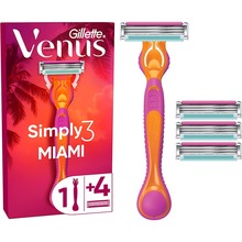 Бритва VENUS Simply Venus 3 Miami з 4 змінними картриджами (8700216878333)
